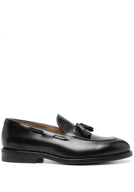 Black tassel-detailed loafers Henderson Baracco - men HENDERSON BARACCO | Loafers | 83403P0NR